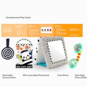 NEW Sassy Look & Learn Baby Box Set Sensory Play